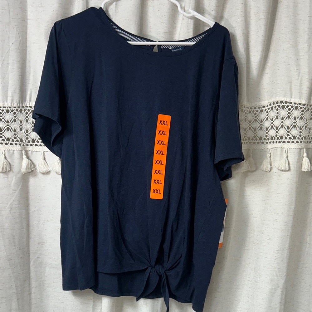 Nautica Dark Blue Short Sleeve Tee